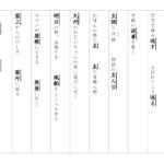 【光村図書】漢字３年生　２学期④　